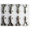 ClipOn Scharnier mit Kreuzmontageplatte - 8er Set -...