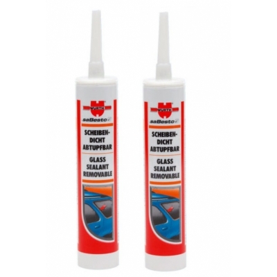 2x Würth Sabesto Scheibendicht Dichtmasse - Schwarz - 310ml
