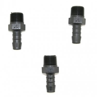 Einschraubtülle - 3er Set - 1/2 - 12mm - gerade