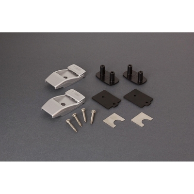 WALL BRACKETS ALU TITANIUM (2PCS)
