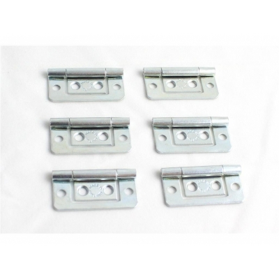 Möberlscharnier gerade - 40mm - verzinkt - 6er Set