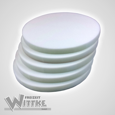 Schaumstoffplatte (Rund ) 30cm Stärke 5cm RG40 5er Set