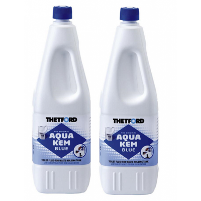 Thetford Aqua Kem Blue 2 Liter - Sanitärflüssigkeit - 2er...
