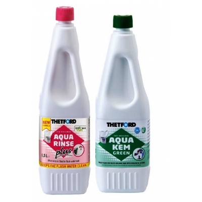 Thetford Aqua Kem - Sanitärflüssigkeit - Set - Green - Rinse