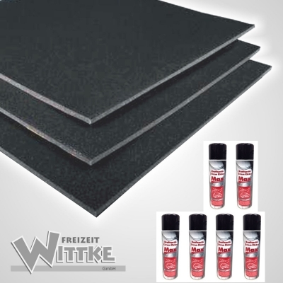 X-Trem Isolator 200 x 100 cm 10mm 3er Set inkl . 6 x...