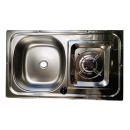 Einflammen- Kocher/Spülenkombination - 1700 Watt mit...