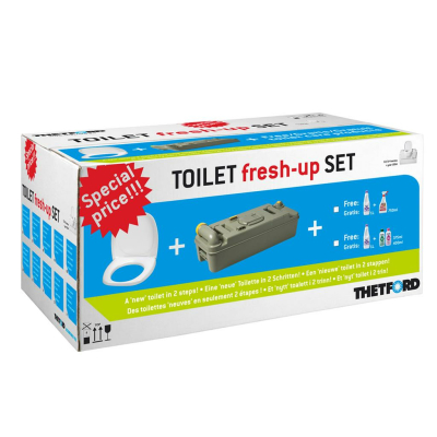 Thetford Toiletten Fresh-up-Set C2/3/4 für Linkseinbau