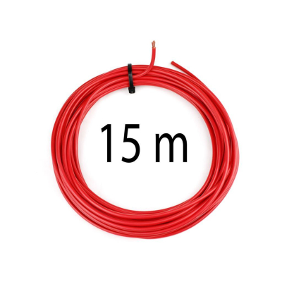 KFZ Universalkabel - FLRY Typ B - 6mm² - Rot - 15m