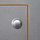 Push Lock Druckknopf Rosette 3er Set (silber)
