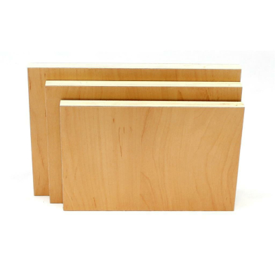 3er Set 120x120cm Möbelbauplatten Apfel Pappelsperrholz