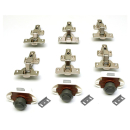 Möbelbauset 2 - 3x Push Lock (grau) + 6x ClipOn...