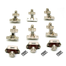 Möbelbauset 2 - 3x Push Lock (silber) + 6x ClipOn...