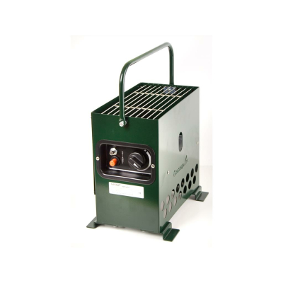 Gasheizung Heatbox 2000 - pulverbeschichtet Grün - 50 mBar - Leistung 2 kW