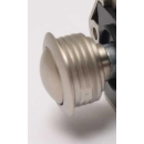 Mini-Druckknopf mit Rosette 16mm - vernickelt - für...