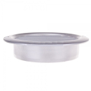 Lüftungsgitter - Durchmesser 100 mm - silber