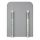 Wandklapptisch mit Edelstahl Klappenaussteller Anthrazit-Metallic B45 x T31 cm