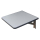 Wandklapptisch mit Edelstahl Klappenaussteller Anthrazit-Metallic B45 x T31 cm