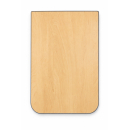 Wandklapptisch mit Edelstahl Klappenaussteller Apfelholz Dekor B30 x T40 cm