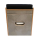 Toilettenhocker grau mit Porta Potti 165 - inkl. Polster schwarz