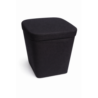 Stoffhocker schwarz mit Polster für Thetford Porta Potti 165/365