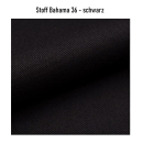Stoffhocker schwarz mit Polster für Thetford Porta...