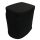 Stoffhocker schwarz für Carysan Gartentoilette Eimertoilette ohne Toilette