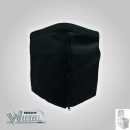 Stoffhocker schwarz für Bi-Pot 39 mit Polster und Toilette