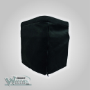 Stoffhocker schwarz für Bi-Pot 39 mit Polster und Toilette