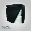 Stoffhocker schwarz mit Fiamma Bi-Pot 30 - mit Polster und Toilette