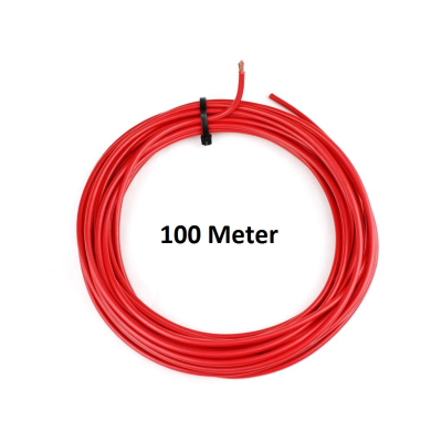 KFZ Universalkabel - FLRY Typ B - 6mm² - Plusleitung - Rot 100 Meter