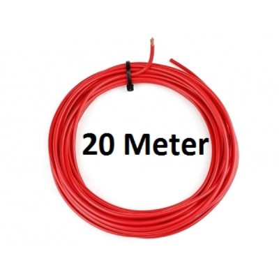 KFZ Universalkabel - FLRY Typ B - 4mm² - Rot - 20m
