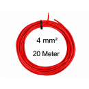 KFZ Universalkabel - FLRY Typ B - 4mm² - Rot - 20m