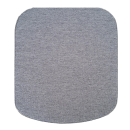 Stoffhocker grau für Thetford Porta Potti 145/345 mit Polster