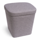 Stoffhocker grau mit Polster für Thetford Porta...