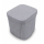 Stoffhocker grau mit Polster für Thetford Porta Potti 145/345
