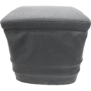 Stoffhocker grau für Thetford Porta Potti 165/365 mit Polster