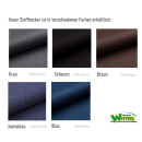 Stoffhocker schwarz für Thetford Porta Potti 345 mit Polster und Toilette