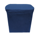 Stoffhocker blau mit Polster für Thetford Porta Potti 165/365