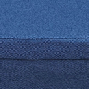 Stoffhocker blau mit Polster für Thetford Porta Potti 165/365
