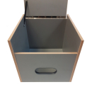 Toilettenhocker für Porta Potti 345 Polster schwarz Set mit Toilette und Zubehör