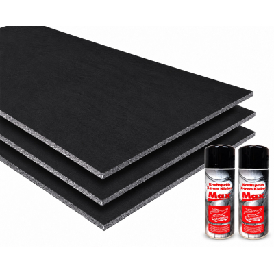 X-Trem Isolator 100 x 100cm - 20mm - 3er Set - inkl. 2x Sprühkleber X-Trem