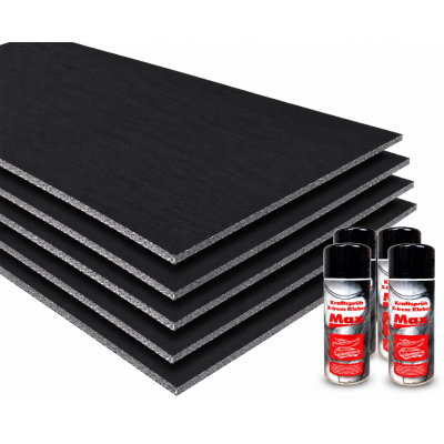 X-Trem Isolator 100 x 100cm - 20mm - 5er Set - inkl. 4x Sprühkleber X-Trem