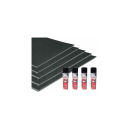 X-Trem Isolator 100 x 100 cm Stärke 20mm 5er Set inkl. 4 x Kraftsprüh X - Trem Kleber Max - Sprühkleber