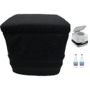 Thetford Porta Potti 145 Grau - Toilette - inkl.Stoffhocker und 2x Thetford Aqua Kem Blue Lavendel 2 Liter  - Set