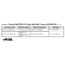 Scopema Drehkonsole Fahrerseite für Renault Master X70, Opel Movano, Nissan Interstar 1998 bis 2009 - CBTRO02G2M