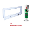 Serviceklappe Crusader ATHOS 800 - 800 x 300 mm - weiß inkl. ATEC ALL - Scheibendichtmasse