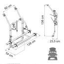Fiamma Carry Bike - Fahrradträger - VW T4