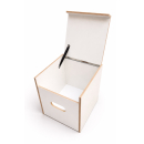 Toilettenhocker weiß passend zur Porta Potti 335  inkl. Polster schwarz - ohne Toilette