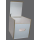 Toiletten Hocker Weiß Porta Potti 145/345 inkl. Polster schwarz ohne Toilette