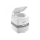 Toiletten Hocker Weiß Porta Potti 365 Polster schwarz Set mit Toilette und Zubehör